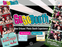 Tablet Screenshot of gogo-booth.com